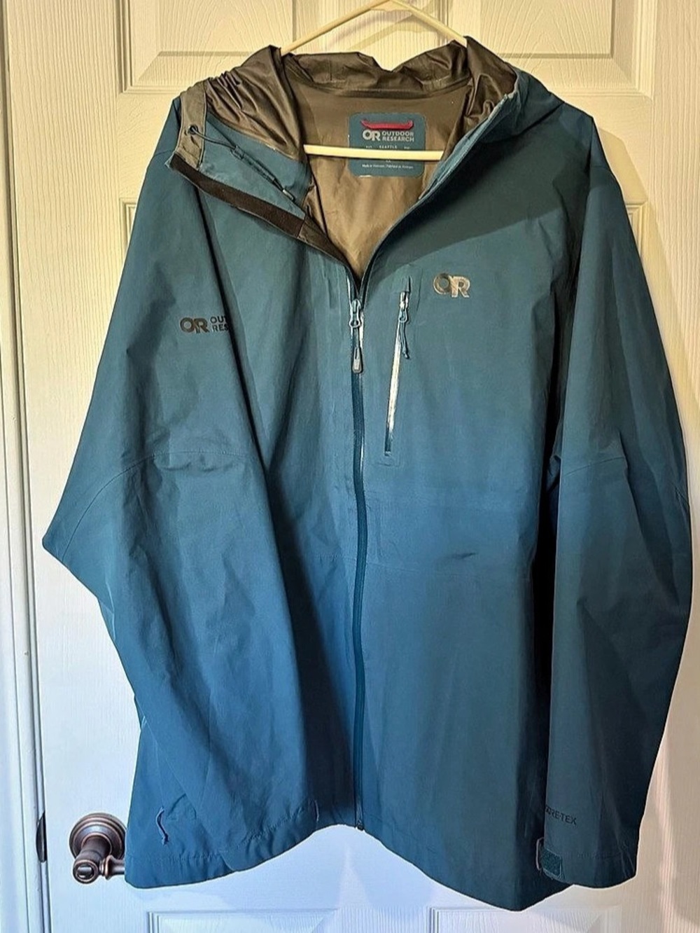 Outdoor Research Women's Aspire II GORE-TEX® Plus Size Rain Jacket - Harbor / 4X